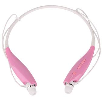 Bluetooth Wireless Headset Stereo Headphone Earphone Sport Handfree Universal?Pink? (Intl)  