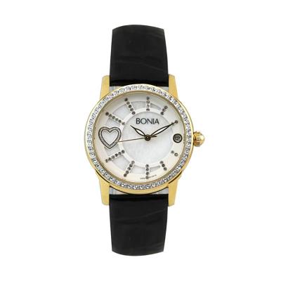 Bonia BN10014-2259S Black Jam Tangan Wanita