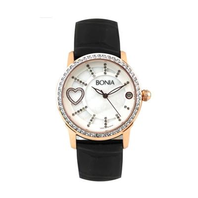 Bonia BN10014-2559S Black Jam Tangan Wanita