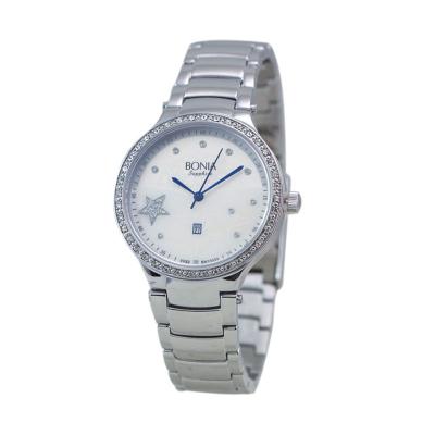 Bonia BN10033-2357S Silver Jam Tangan Wanita