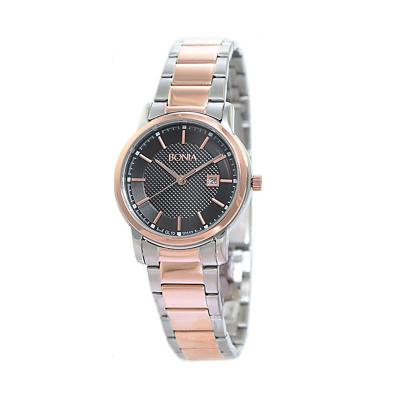 Bonia BN10112-2632S Silver Rose Gold Jam Tangan Wanita