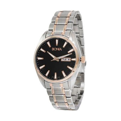 Bonia BN10142-1632 Silver Rose Gold Jam Tangan Wanita