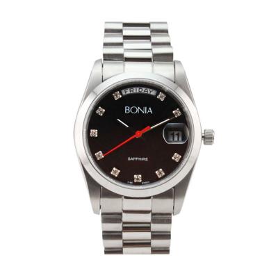 Bonia BN832-1337 Silver Jam Tangan Pria