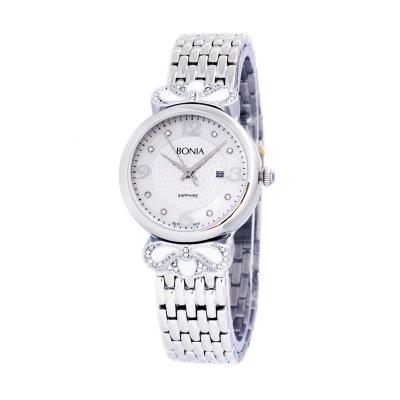 Bonia BNb10117-2555 Silver Jam Tangan Wanita