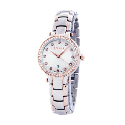 Bonia BNb10172-2617S Combi Rosegold Jam Tangan Wanita