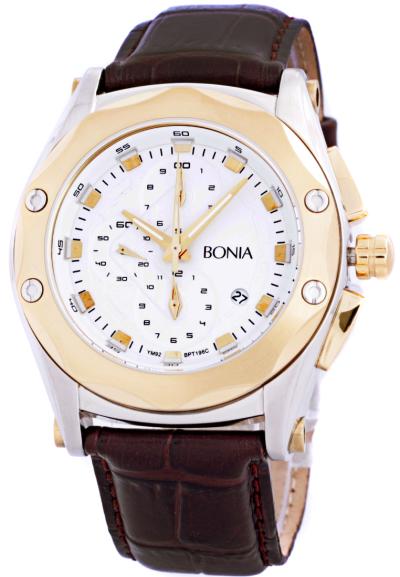 Bonia BPT196 Man Aventador Chronograph Gold Jam Tangan Pria