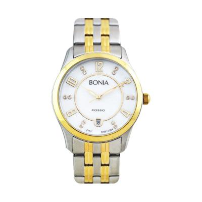 Bonia Rosso B10064-2155 Silver IP Gold Jam Tangan Wanita