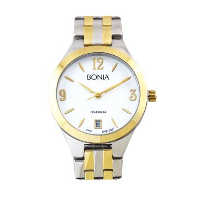 Bonia Rosso B10067-2115 IP Silver Gold Jam Tangan Wanita