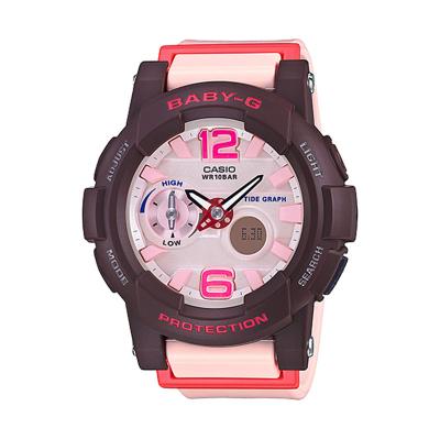 CASIO BABY-G BGA-180-4B4 Brown Pink Sporty Jam Tangan Wanita