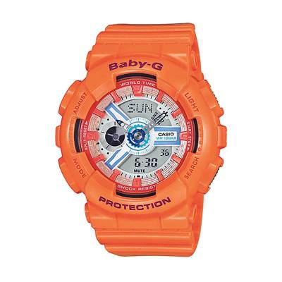 CASIO Baby-G BA-110SN -4A Orange Red Jam Tangan Wanita [Limited Edition]