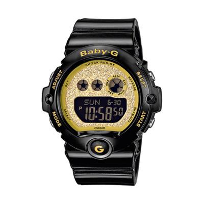 CASIO Baby-G BG-6901SG-1DR Black Gold Glitter Dial Jam Tangan Wanita