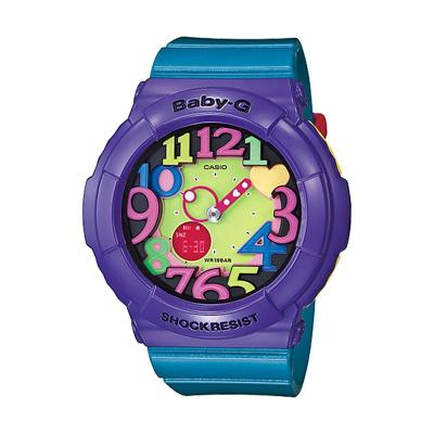 CASIO Baby-G Neon Illuminator BGA-131-6B Blue Purple Jam Tangan wanita