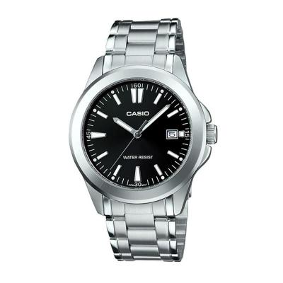 CASIO Casual MTP-1215A-1A2 Black Jam Tangan Pria