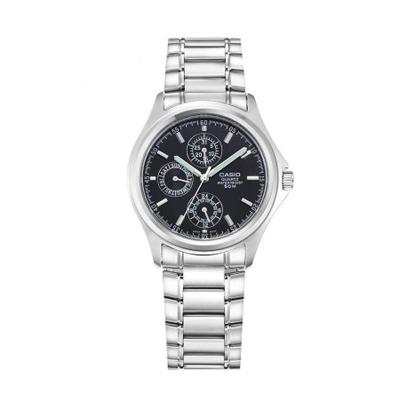 CASIO Casual MTP-1246D-1A Black Jam Tangan Pria