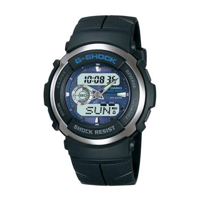 CASIO G-SHOCK G-300-2A Street Rider Black Blue Jam Tangan PriaCASIO G-SHOCK G-300-2A Street Rider Black Blue Jam Tangan Pria