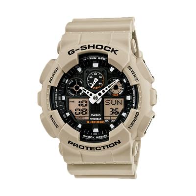 CASIO G-SHOCK GA-100SD-8A Desert Beige Jam Tangan Pria