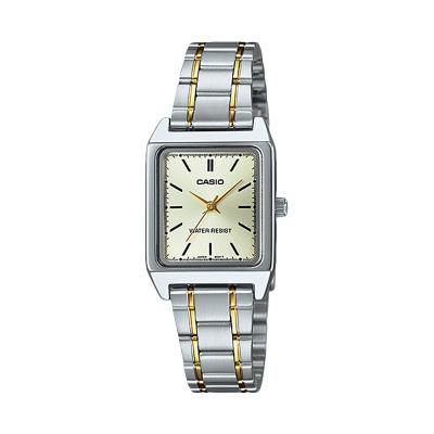 CASIO LTP-V007SG-9E Silver Gold Casual Jam Tangan Wanita