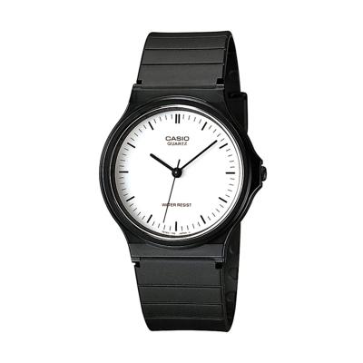 CASIO MQ-24-7E Casual Black White Jam Tangan Unisex