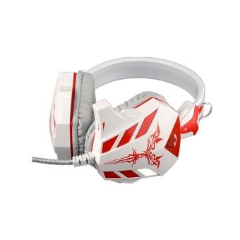 COSONIC CD-618 PC Surround Stereo Headset with Mic (White/Red)  