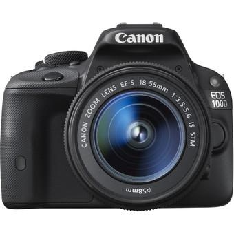 Canon EOS 100D Kit 18-55 IS STM - 18 MP - Hitam  