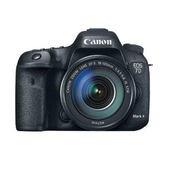 Canon EOS 7D Mark II - 20MP - Kit 18-135mm f/3.5 - 5.6 IS STM - Hitam  