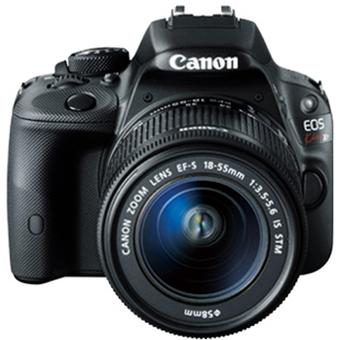 Canon EOS Kiss x7/ EOS 100D Kit EF-S 18-55mm IS STM - 18 MP - Hitam  