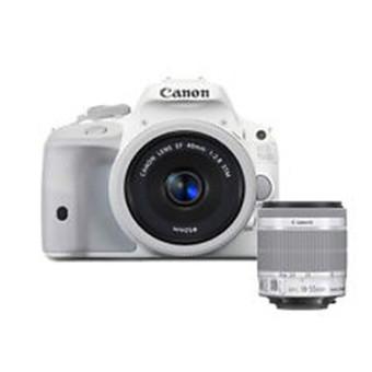 Canon Kiss X7/100D 40mm + 18-55mm lens kit_White  