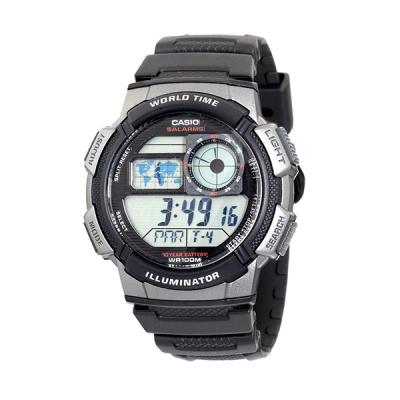 Casio AE-1000W-1B Sporty Black Jam Tangan Pria