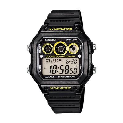 Casio AE-1300WH-1AVDF Hitam Jam Tangan Pria