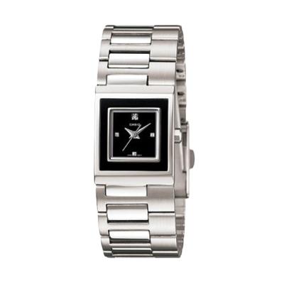 Casio Analog LTP-1317D-1CDF Silver Putih Jam Tangan Wanita