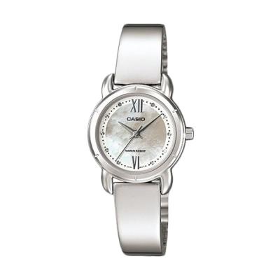 Casio Analog LTP-1344D-7ADF Silver Jam Tangan Wanita