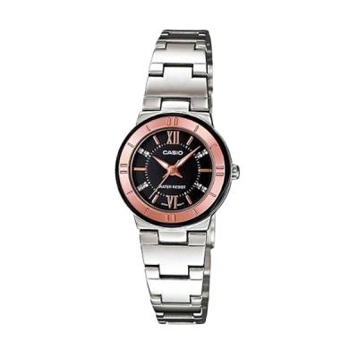 Casio Analog LTP-1368D-1A2DF Hitam Coklat Jam Tangan Wanita