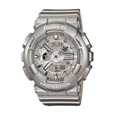 Casio BABY-G BA-110-8A Silver Ltd Edition Jam Tangan Wanita