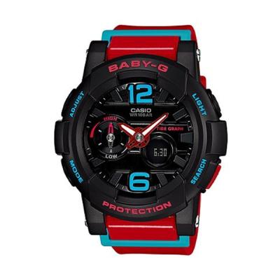 Casio Baby-G BGA-180-4BDR Hitam Merah Jam Tangan Wanita