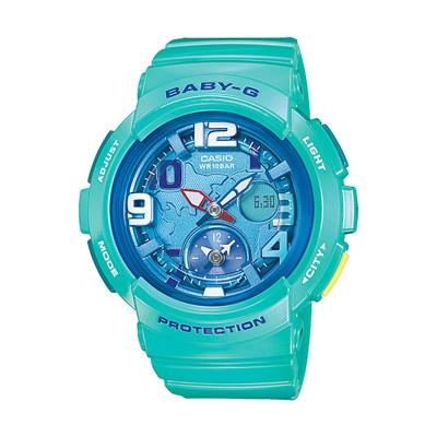 Casio Baby-G BGA-190-3B Dual Dial Soft Blue Jam Tangan Wanita