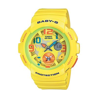 Casio Baby-G BGA-190-9B Beach Traveller Yellow Jam Tangan Wanita