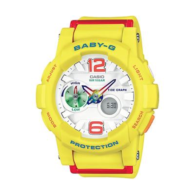 Casio Baby-G G-LIDE BGA-180-9B Yellow White Red Jam Tangan Wanita