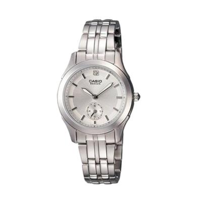 Casio Beside BEL-115D-7AVDF Silver White Jam Tangan Wanita