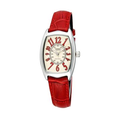 Casio Casual LTP-1208E-9E Red Jam Tangan Wanita