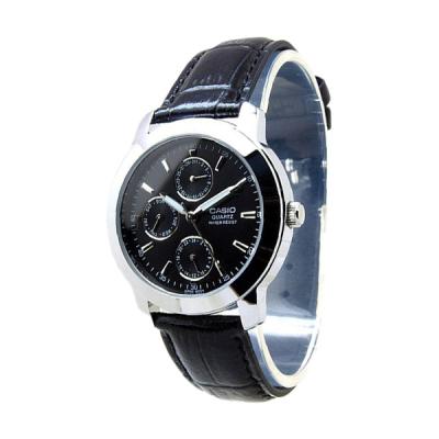 Casio Casual MTP-1192E-1A Black Jam Tangan Pria