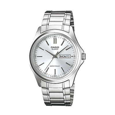 Casio Casual MTP-1239D-7A Silver Jam Tangan Pria