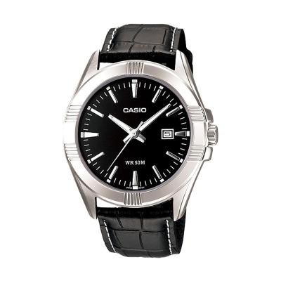 Casio Casual MTP-1308L-1A Black Jam Tangan Pria