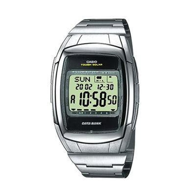 Casio Databank DB-E30D-1AVDF Hitam Silver Jam Tangan Pria