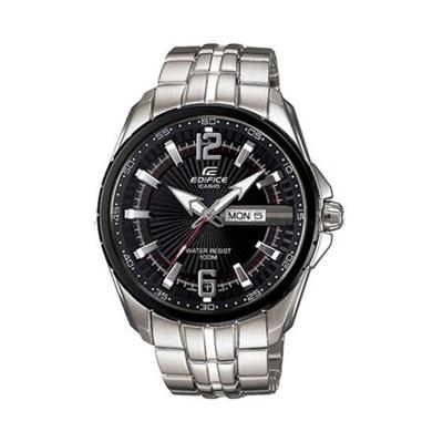 Casio Edifice EF-131D-1A1VDF Stainless Steel Hitam Jam Tangan Pria