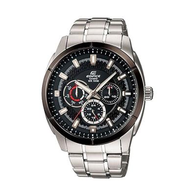 Casio Edifice EF-327D-1A1VDF Silver Hitam Jam Tangan Pria