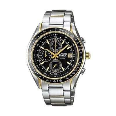 Casio Edifice EF-503SG-1AVDF Silver Hitam Jam Tangan Pria