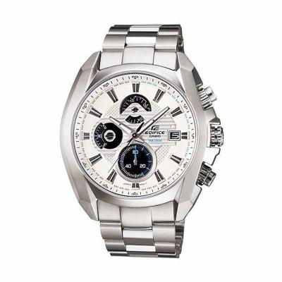 Casio Edifice EF-548D-7AVDF Silver Putih Jam Tangan Pria