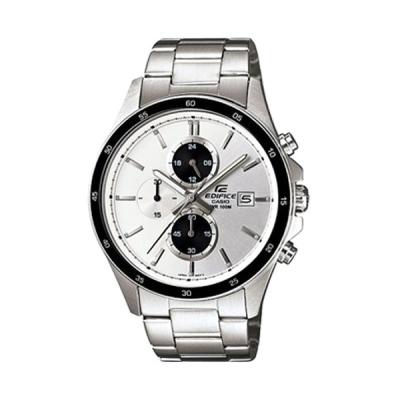 Casio Edifice EFR-504D-7AVDF Silver White Jam Tangan Pria