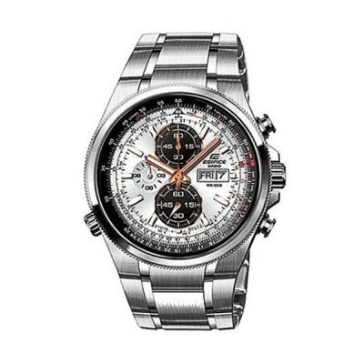 Casio Edifice EFR-506D-7AVDF Silver White Jam Tangan Pria