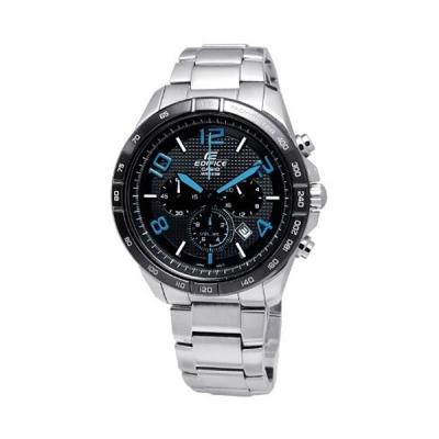 Casio Edifice EFR-516D-1A2VDF Black Blue Jam Tangan Pria